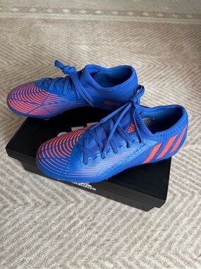 adidas Men’s Predator Football Shoes - Blue/Red